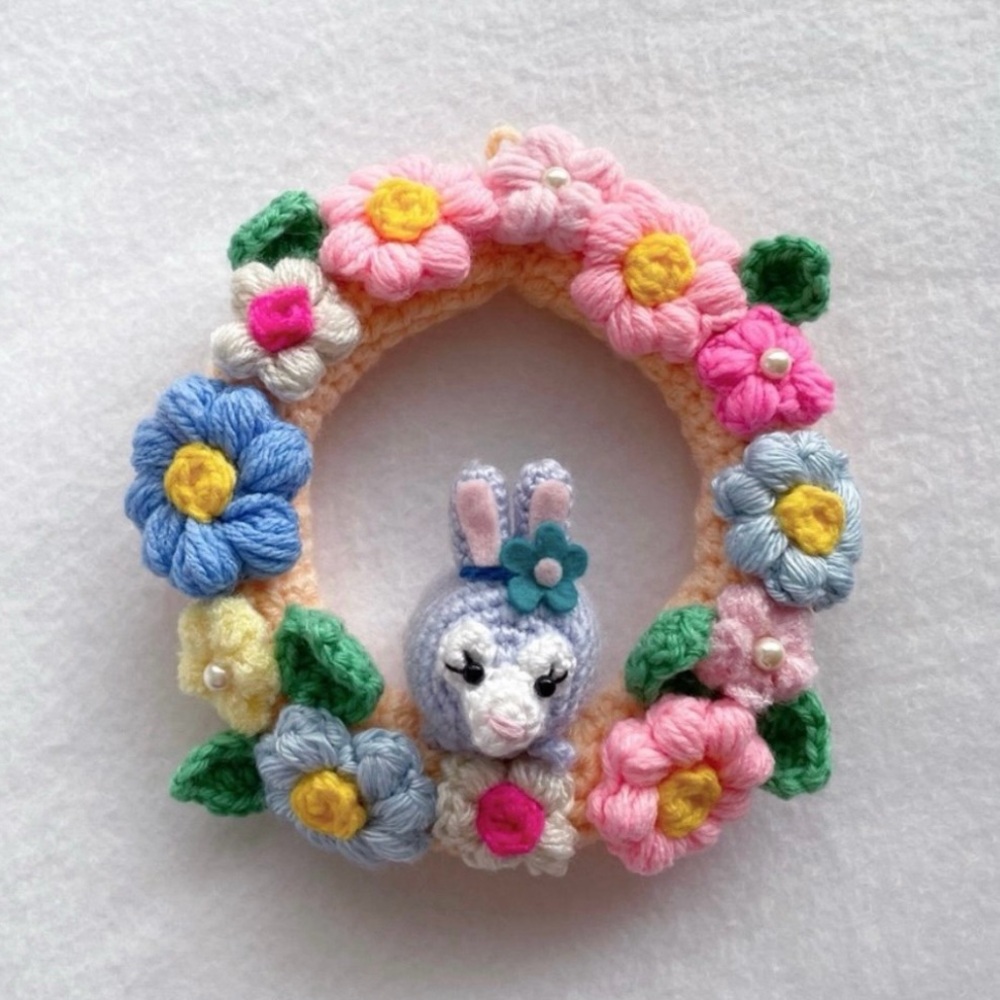 Handmade Rabbit Crochet Decoration